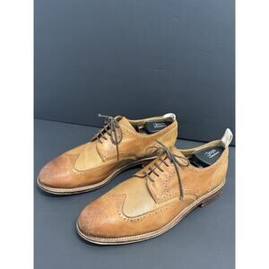 Grenson Rag Bone Brogue Oxford Mens 12 Shoes Bedford Weld Leather Made England